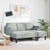 Sofa Set with Cushion 2 pcs Light Grey Polyester A949-3329264