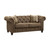 67" Brown And Dark Brown Linen Loveseat N270-515736