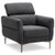 Modern Upholstered Single Sofa with Adjustable Headrest and Stable Metal Legs-White B593-HV10184WL-22