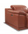 Two Piece Indoor Camel Italian Leather Five Person Seating Set N270-476555
