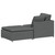 Modular Sofa with Footstool&Cushions Fabric Dark Gray A949-3321208