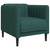  Sofa Chair Dark Green Fabric A949-372599