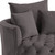 43" Gray Velvet Solid Color Swivel Barrel Chair N270-486597