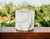 6" White and Gray Marbleized Ceramic Indoor Outdoor Round Pot Planter N270-487436