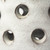 12" Organic White Glaze Pierced Dot Ceramic Vase N270-397557