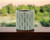 6" Green Geometric Ceramic Indoor Outdoor Round Pot Planter N270-487425