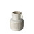 8" Whitewash Handled Textured Ceramic Vase N270-397566