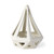 White Crackle Glaze Ceramic Conical Sculpture N270-392530