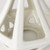 White Crackle Glaze Ceramic Conical Sculpture N270-392530