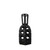 9" Black Pierced Pattern Ceramic Vase N270-397496