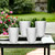 Set of Four Clear Diamond Acrylic Stemless Whiskey Glasses N270-521146