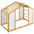 Twin Size Climbing Bed 2-in-1 Montessori Floor Bed with Monkey Bars-Natural and White - Color: Natu D681-HY10498NW-T
