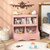 Toy Storage Organizer 4-Cubby Kids Bookcase for Toys and Books-Pink - Color: Pink D681-JV12840PI