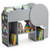 Montessori Bookshelf with Elephant Shape 3-Tier Toddler Toy Storage Organizer-Grey B593-TP10441