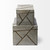 Set Of Two Gray Wooden Boxes With Carved Details N270-392584