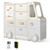 Kids Toy Storage Organizer Bus-shaped Children Cabinet with 4 Pull-out Drawers with Handles-Gray B593-TP10172