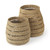 Set Of Two Woven Wicker  Storage Baskets N270-392156