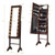 Mirrored Jewelry Cabinet Armoire Organizer w/ LED lights-Brown - Color: Brown D681-JV10080CF