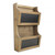 Two Tier Wooden Chalkboard Wall Storage N270-399686
