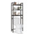 Over-The-Toilet Storage Shelf Space Saving Metal Bathroom Organizer Hooks-Brown - Color: Brown D681-JV10981BN