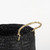 Set Of Three 10" Black Wicker Storage Baskets N270-392162