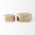 Set of Two 12" Natural Solid Wood Box N270-392585