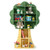 Green Kids Bookcase Shelf Toy Storage Organizer with Open Storage Shelves - Color: Green D681-TP10193GN