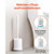 Toilet Brush and Holder Set, Toilet Bowl Brush and Holder with Comfortable PP Handle, Compact Bath E415-MTSDDZCKSPJGVH5TA002V0