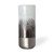 13" Brushed Silver Glass Vase N270-397509