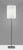 Floor Lamp Classic Silhouette Brushed Steel Metal N270-372491