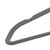100 pcs Clothes Hanger Set Anti-slip Gray Velvet A949-289919
