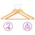 100 pcs Clothes Hanger Set Non-slip Hardwood A949-289913