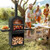 Outdoor Pizza Oven with Protective Cover and Grill Racks and Built-in Thermometer B593-NP11737