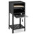 12 Inch Outdoor Pizza Oven with Ash Tray and Wood Storage-Black B593-NP12510