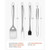 Grilling Accessories, 4PCS BBQ Grill Tool Set, Heavy Duty Stainless Steel Barbecue Tools, Kitchen U E415-QPSKTJBXG4PCT70CK001V0