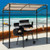 7 x 4.5 Feet Grill Gazebo Outdoor Patio Garden BBQ Canopy Shelter-Beige - Color: Beige D681-OP70381BE