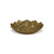 6" Gold Lotus Flower Metal Lotus Leaf Handmade Vanity Tray N270-483145