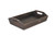 Dark Brown Finish Wood Serving Tray With Handles N270-379869