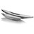 32" Contempo Shiny Silver Long Boat Tray N270-354890