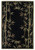 5' X 8'  Wool Black Area Rug N270-350043