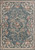 3' X 5' Slate Blue Floral Area Rug N270-353448