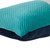 12" X 24" Navy Blue Striped Velvet Throw Pillow N270-402652