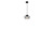 Black Metal Cage Modern Industrial Single Bulb Hanging Pendent Light N270-482739