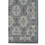 4' X 6' Charcoal and Ivory Medallion Power Loom Area Rug N270-531812