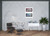 Set Of Two Retro White Framed Print Wall Art N270-405656