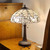 24" Dark Brown Metal Two Light Candlestick Table Lamp With Dark Brown Shade N270-478134