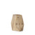 11" Natural Stain Geometric Wooden Vase N270-397506