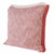 20" X 20" Auburn Red And White 100% Cotton Geometric Zippered Pillow N270-516686