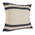26" X 26" Ensign Blue White And Linen 100% Cotton Striped Zippered Pillow N270-516823