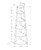 71" Taupe Wood Corner Bookcase N270-332853